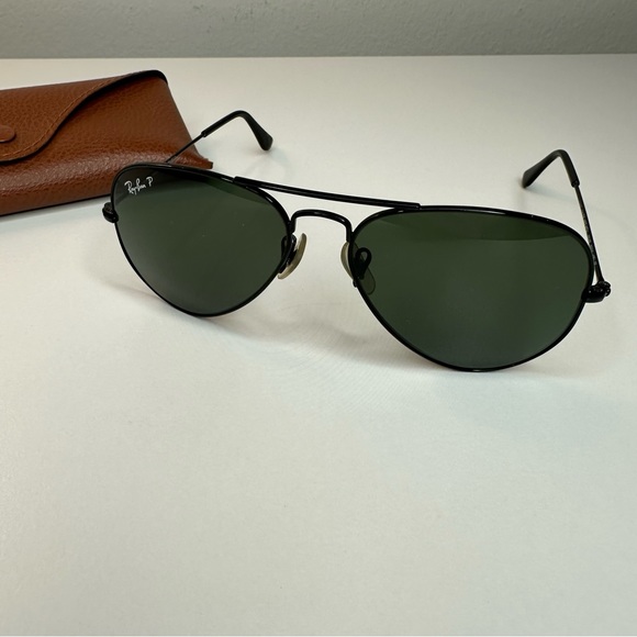Ray Ban RB3025 Aviator Large Metal Polarized 002/58 58/14 135 3p - Picture 12 of 16